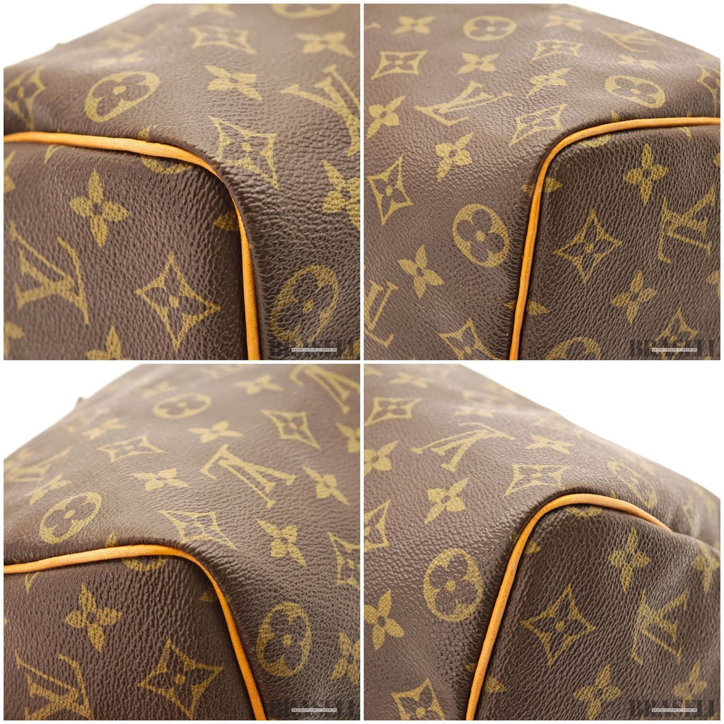 LOUIS VUITTON Speedy 25 M41528 Mini Boston Bag Brown Monogram Canvas Women's