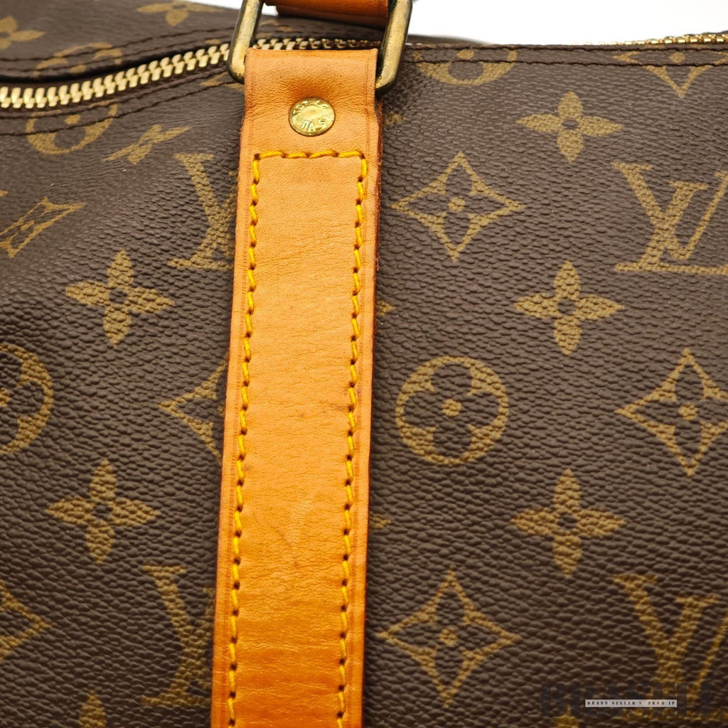 Louis Vuitton Monogram Keepall 55 M41424 Boston Bag Large Capacity Travel Brown