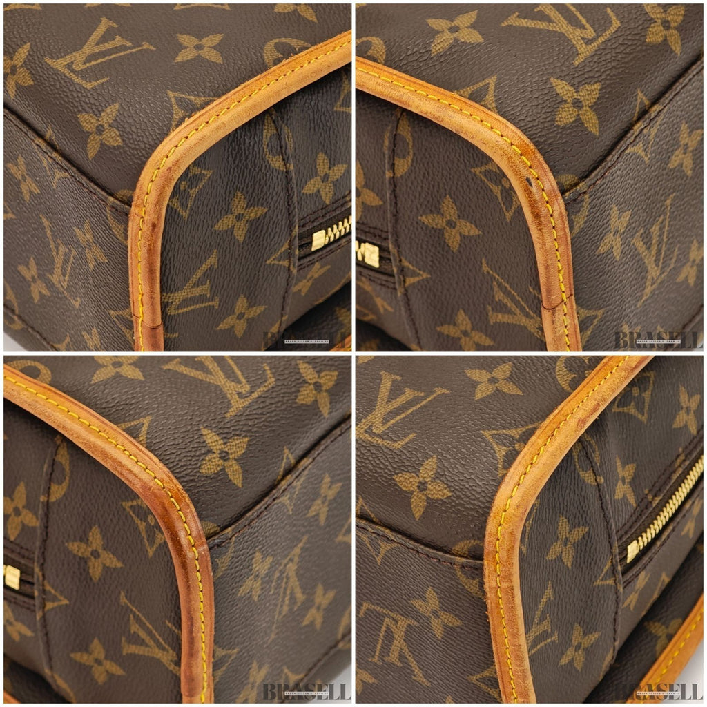 Louis Vuitton Monogram Rivoli M53380 Business Bag Handbag Brown Canvas Unisex