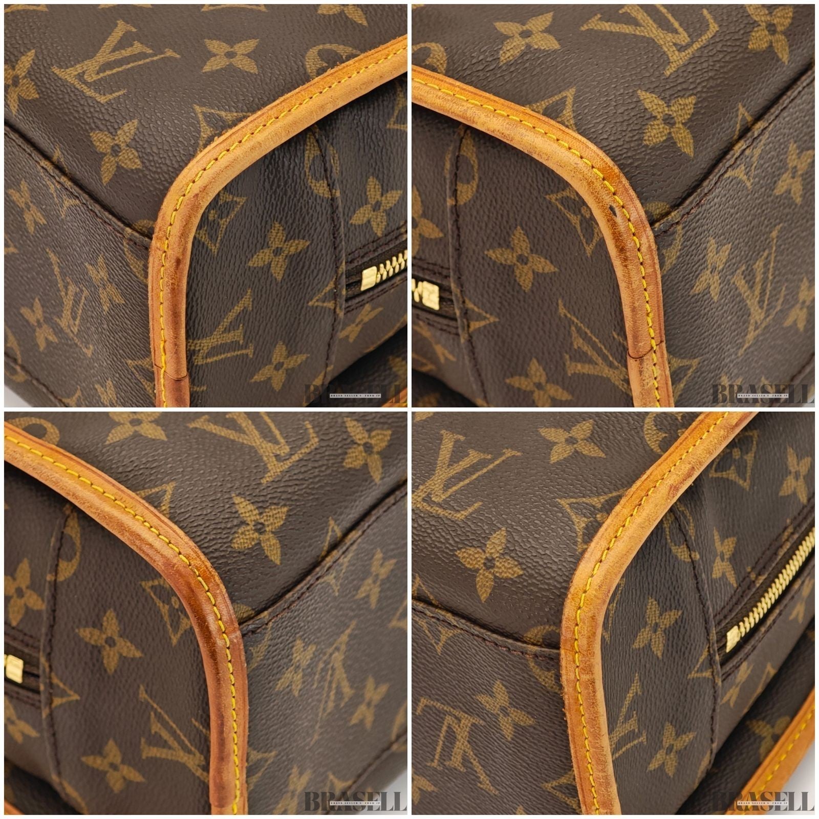 Louis Vuitton Monogram Rivoli M53380 Business Bag Handbag Brown Canvas Unisex