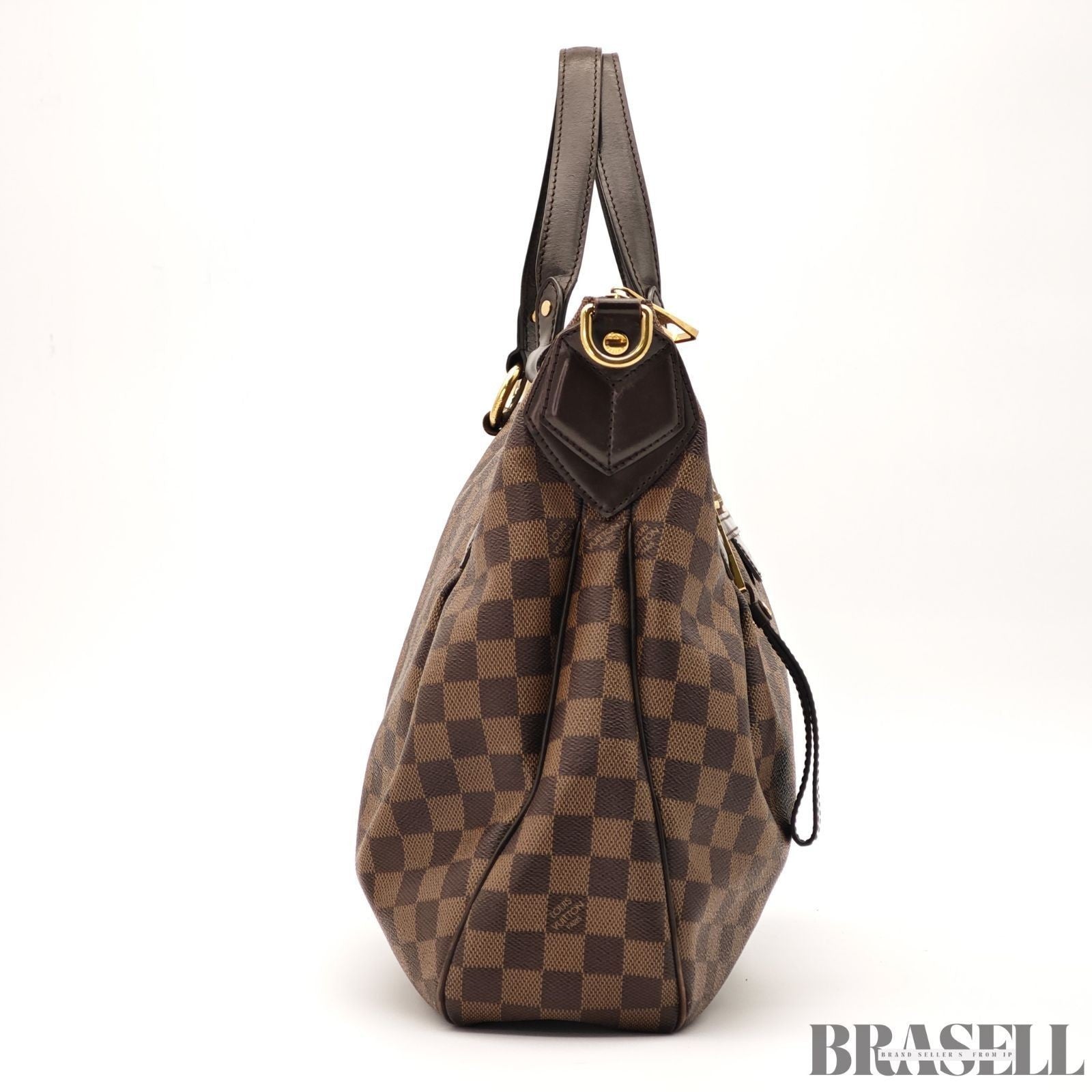 LOUIS VUITTON Evora MM 2 Way Shoulder Handbag N41131 Damier Canvas Brown