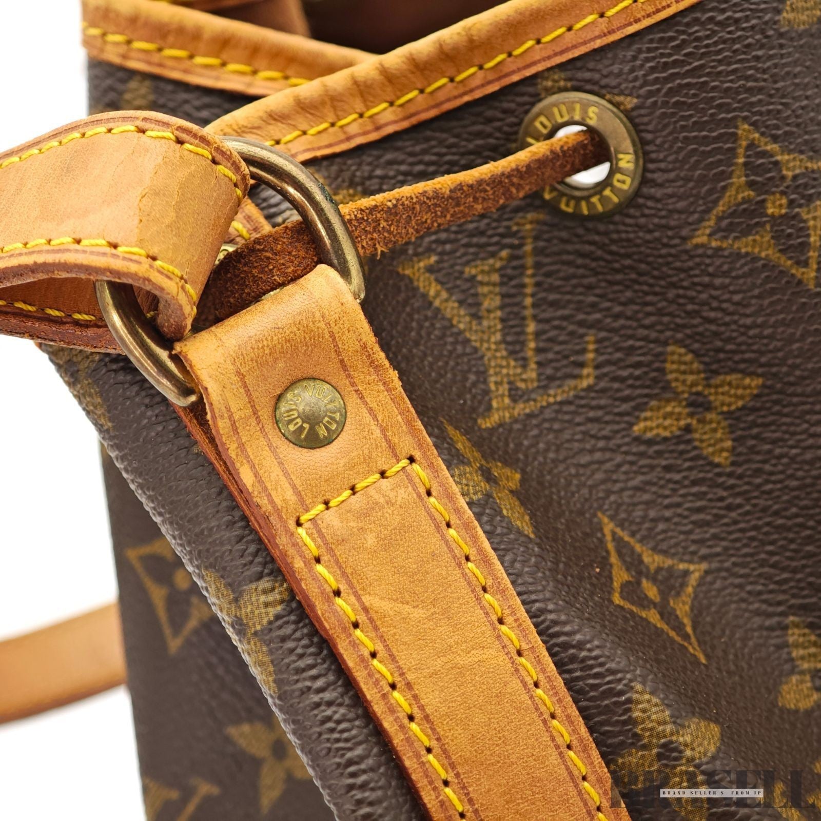 LOUIS VUITTON Petit Noe M42226 Monogram Handbag Bucket Bag Brown Women’s