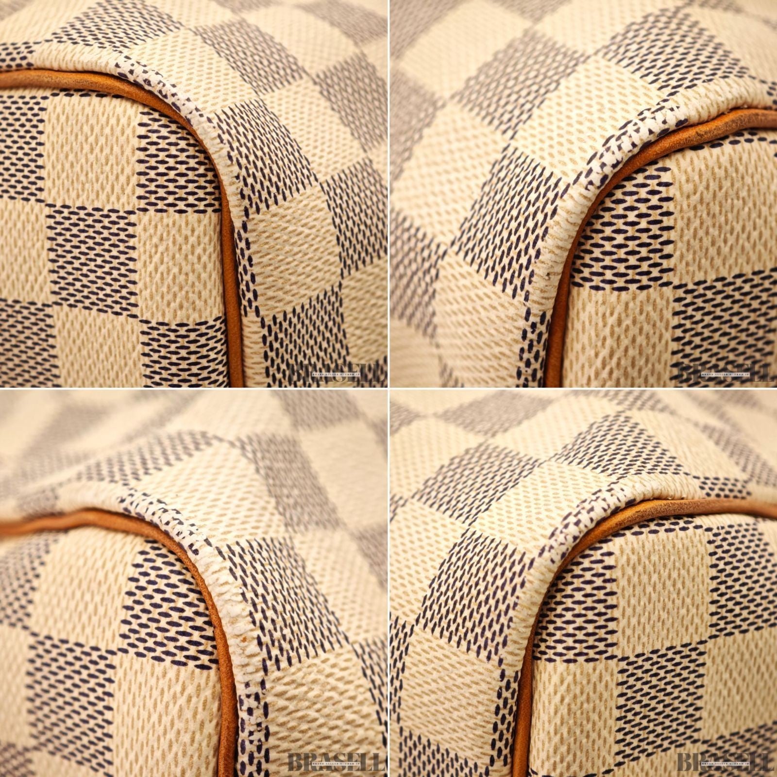 LOUIS VUITTON  Damier Azur Speedy 35 N41535 Handbag White Boston Bag Women's