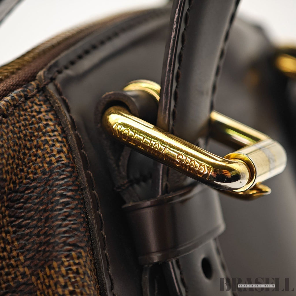 Louis Vuitton Damier Verona MM N41118 Bag Handbag Brown Women's With Key