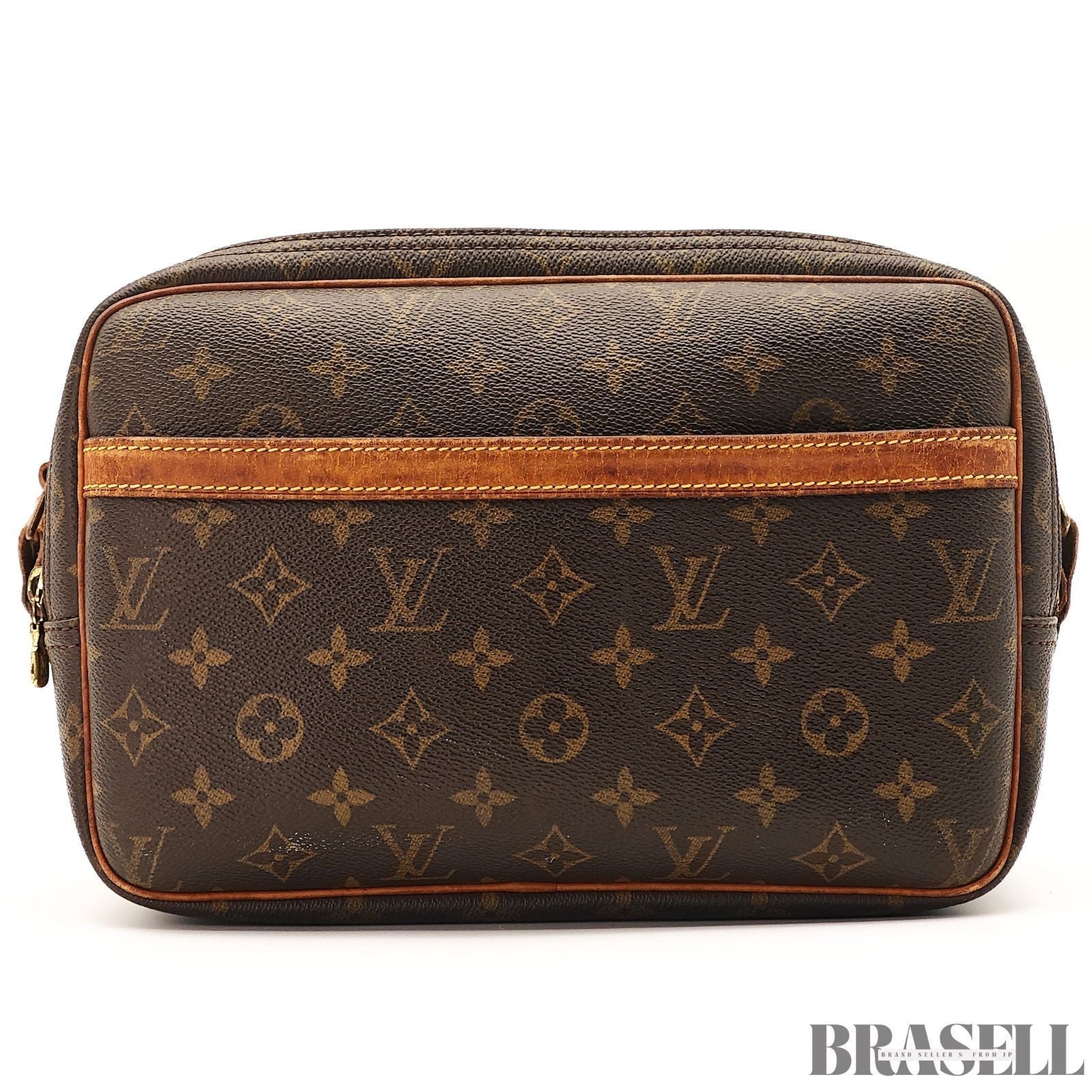 LOUIS VUITTON Reporter PM Crossbody Shoulder Bag Monogram Leather M45254 SP0060