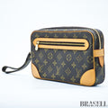 Louis Vuitton Marly Dragon GM M51825 Clutch Bag Monogram Brown