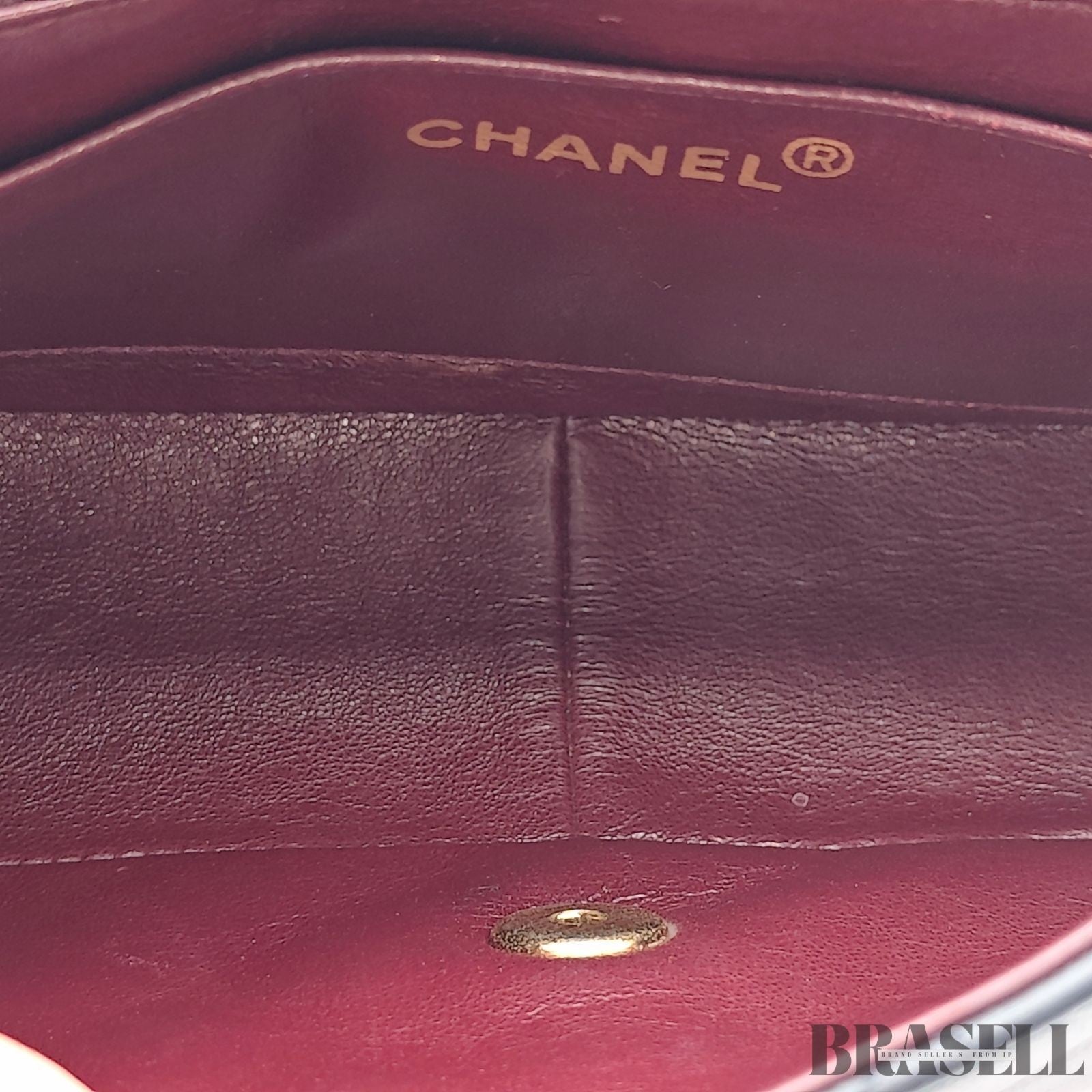 Chanel Diana 25 Bag Handbag Matelassé Flap Black Lambskin Women’s Guarantee Card