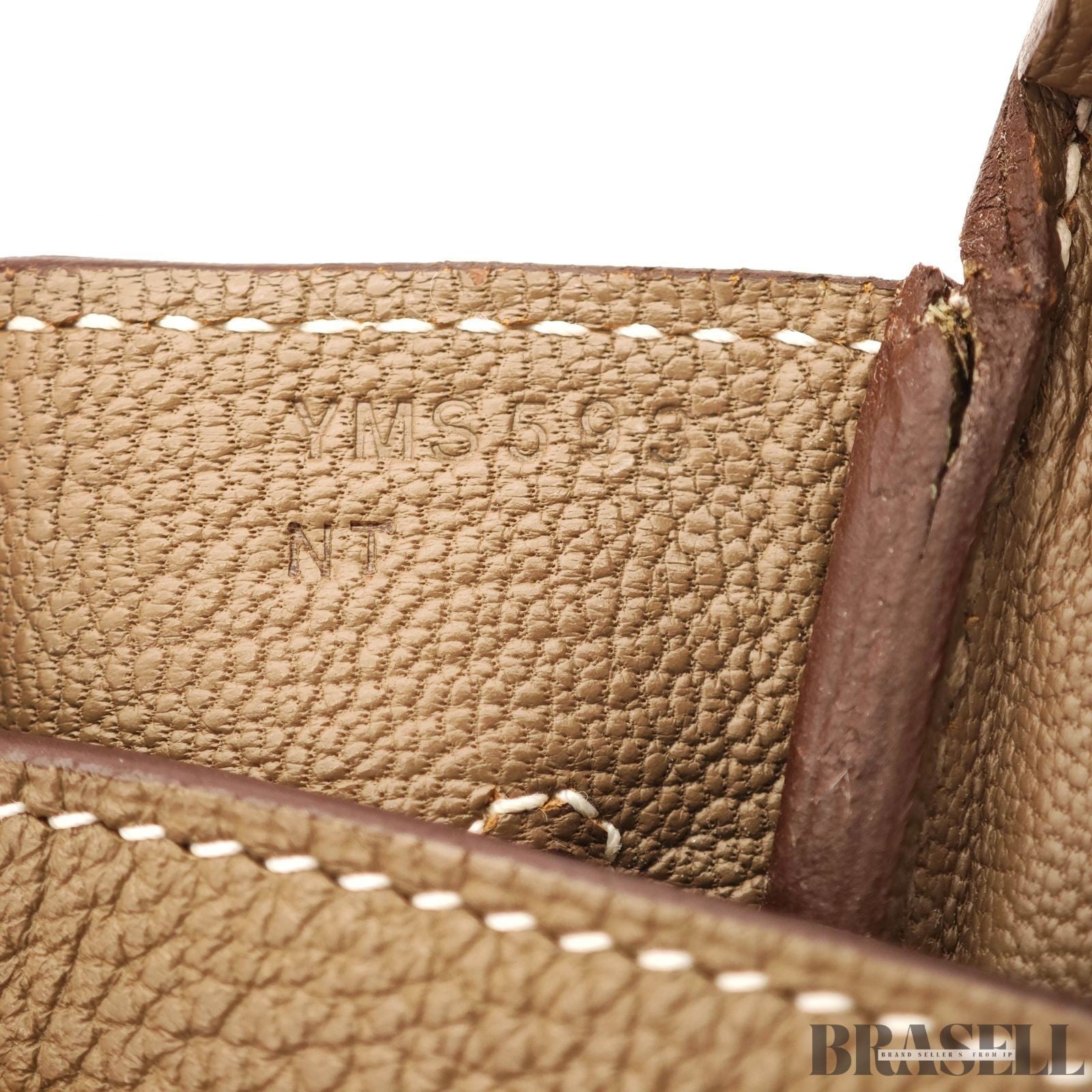 Hermes Birkin 30 Etoupe Togo Leather Tote Handbag Women Authentic Bag w/Box