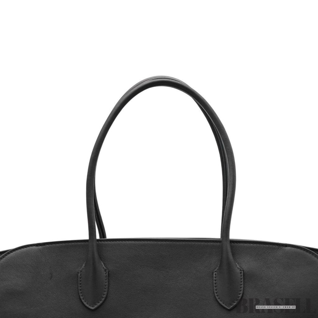 The Row Marlo 17 Leather Tote Bag Handbag Black Women's Made in Italy