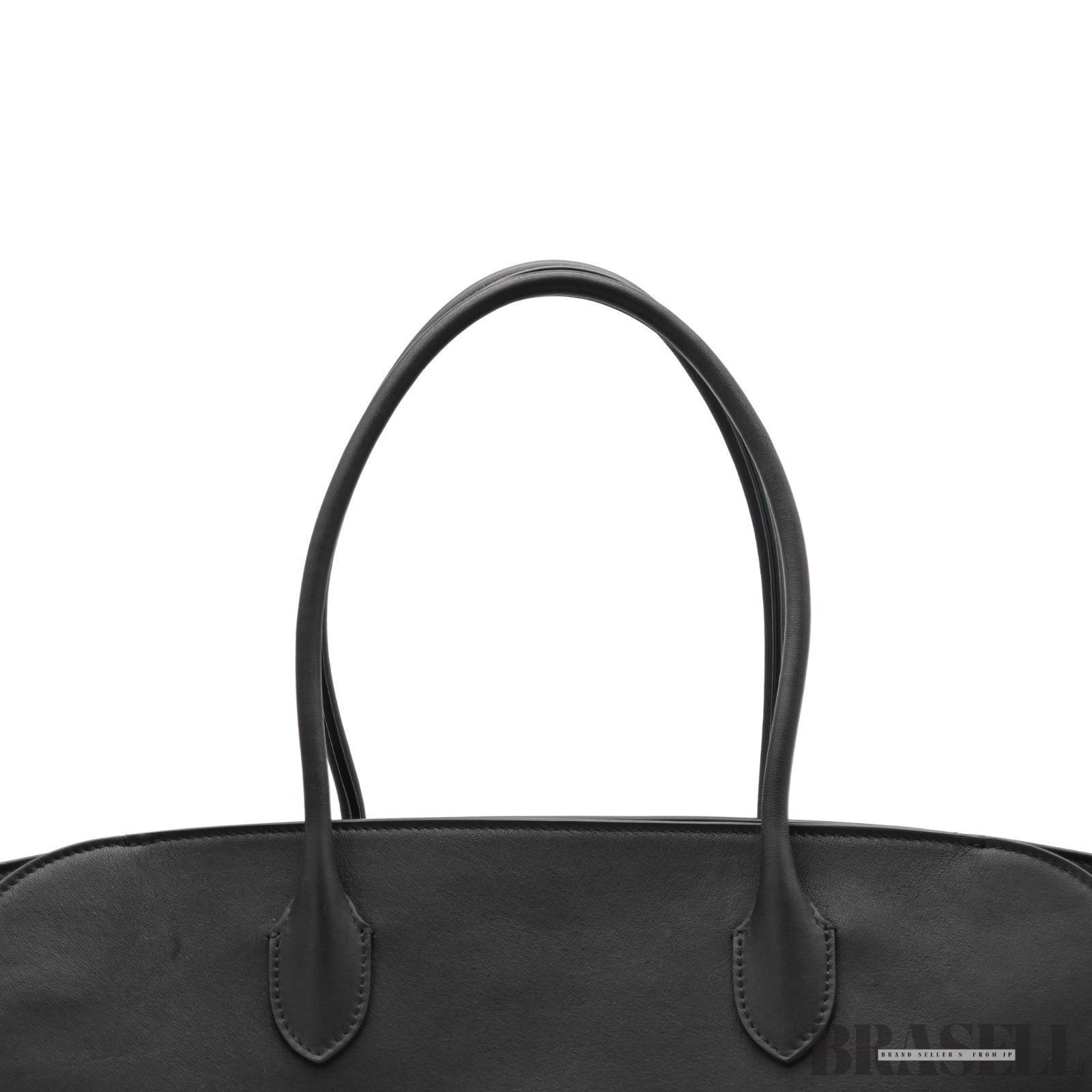 The Row Marlo 17 Leather Tote Bag Handbag Black Women's Made in Italy