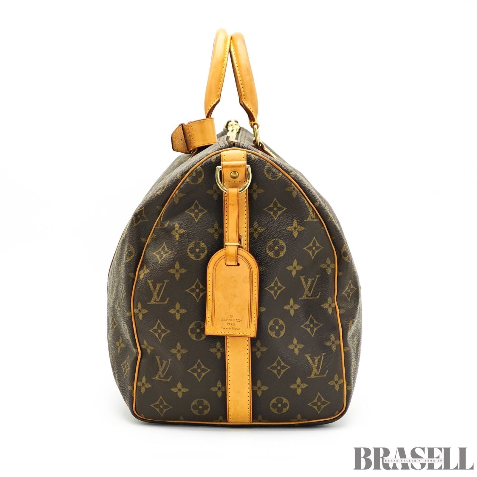 Louis Vuitton Keepall Bandolera 50 M41416 Bolso Boston Bolso Grande Marrón
