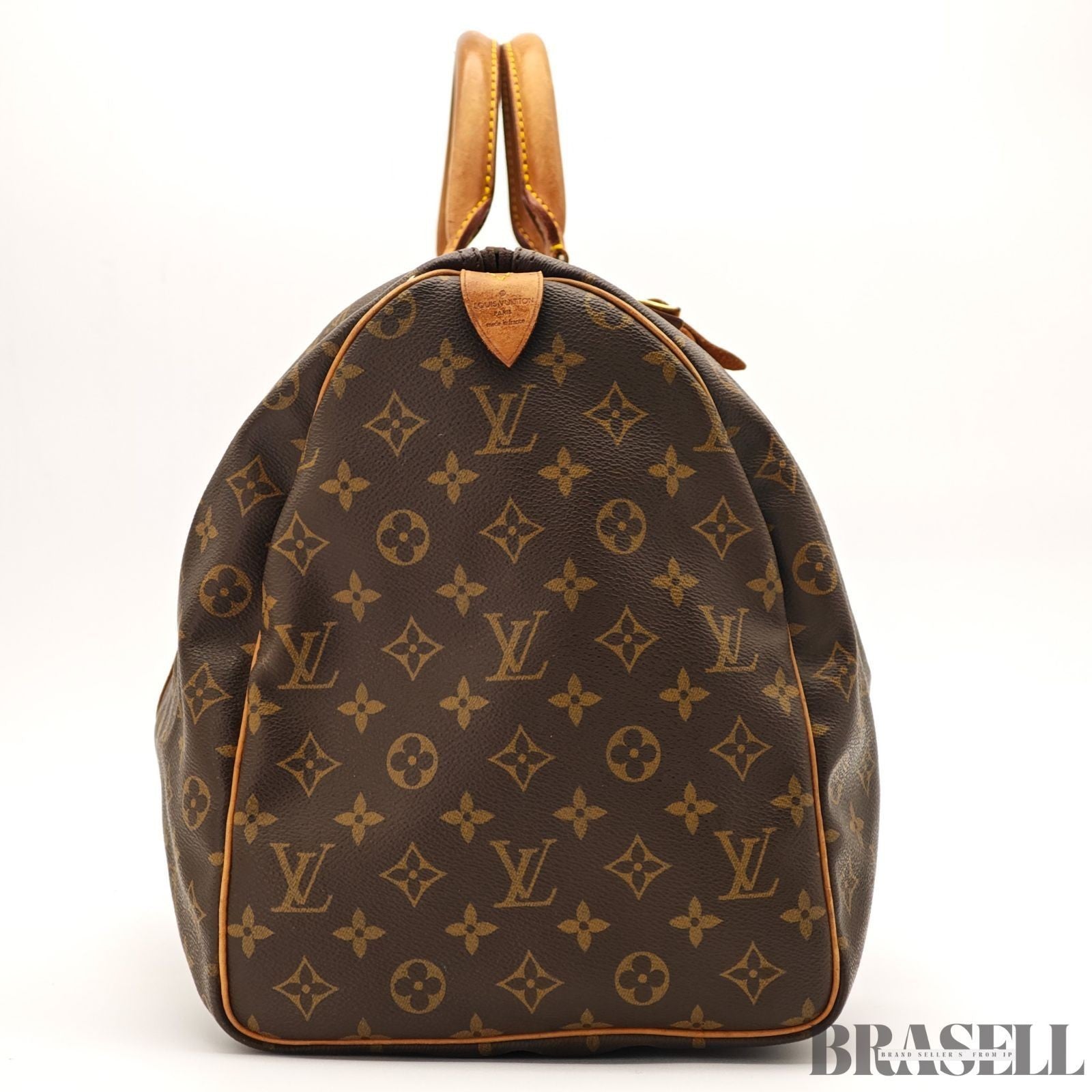 Louis Vuitton Keepall 50 Monogram M41426 Boston Bag Brown With Padlock Key