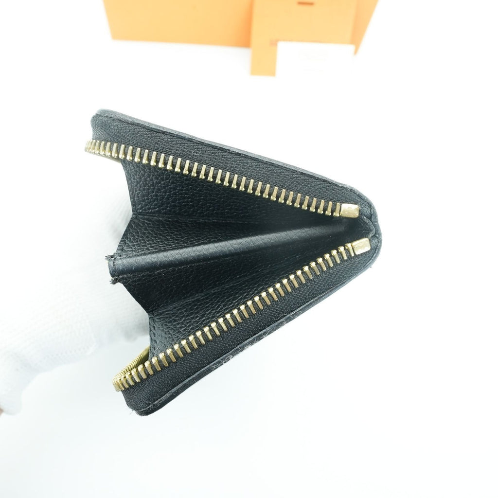 LOUIS VUITTON Empreinte Portefeuille Clemence M60171 Long Wallet Black