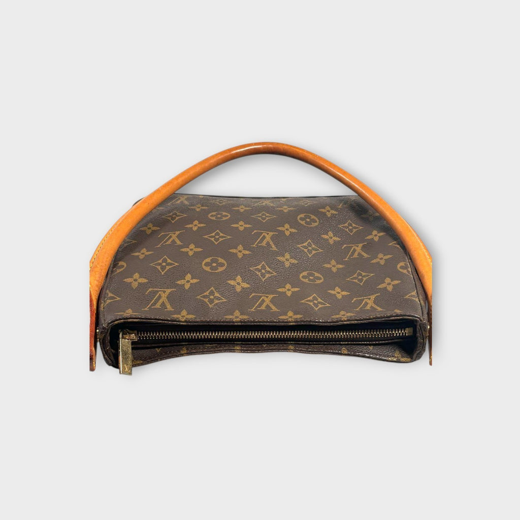 Louis Vuitton Looping MM Monogram M51146 Shoulder Handbag Brown 【A】