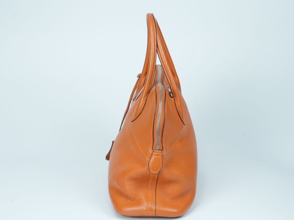 HERMES Bolide 31 Handbag with K stamp Orange Taurillon Clemence