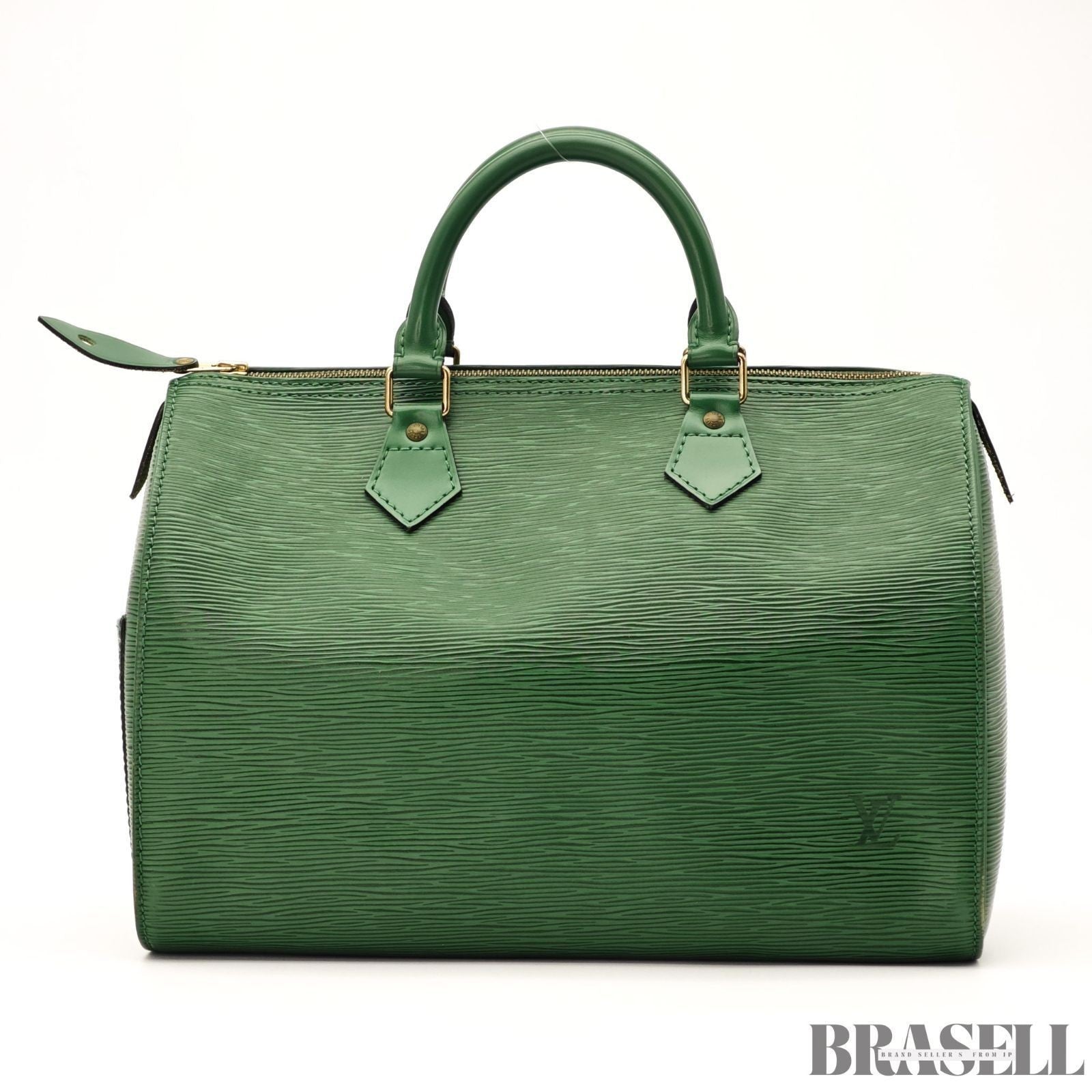 LOUIS VUITTON Epi Speedy 30 Hand Bag Mini Boston Borneo Green M43004 Leather