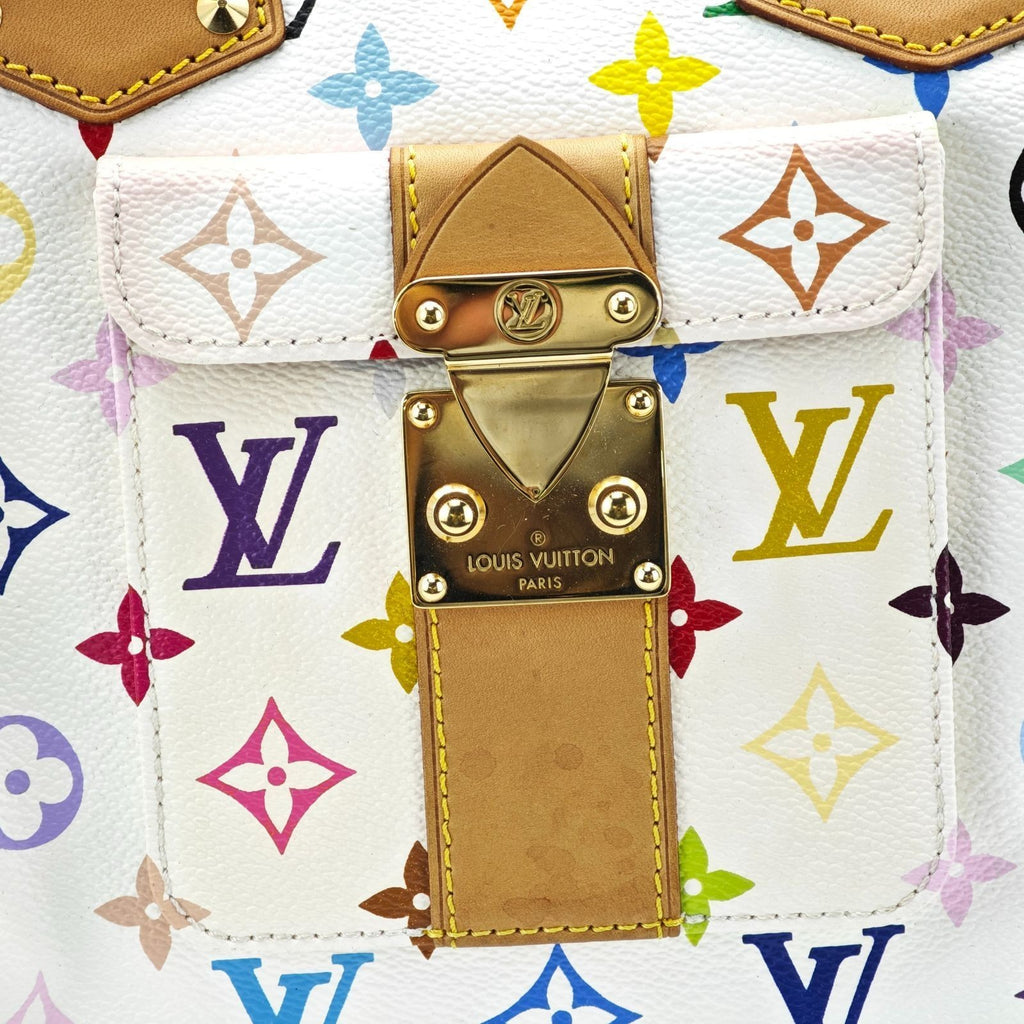 LOUIS VUITTON Monogram Multicolor Speedy 30 Handbag Mini Boston Bag M92643