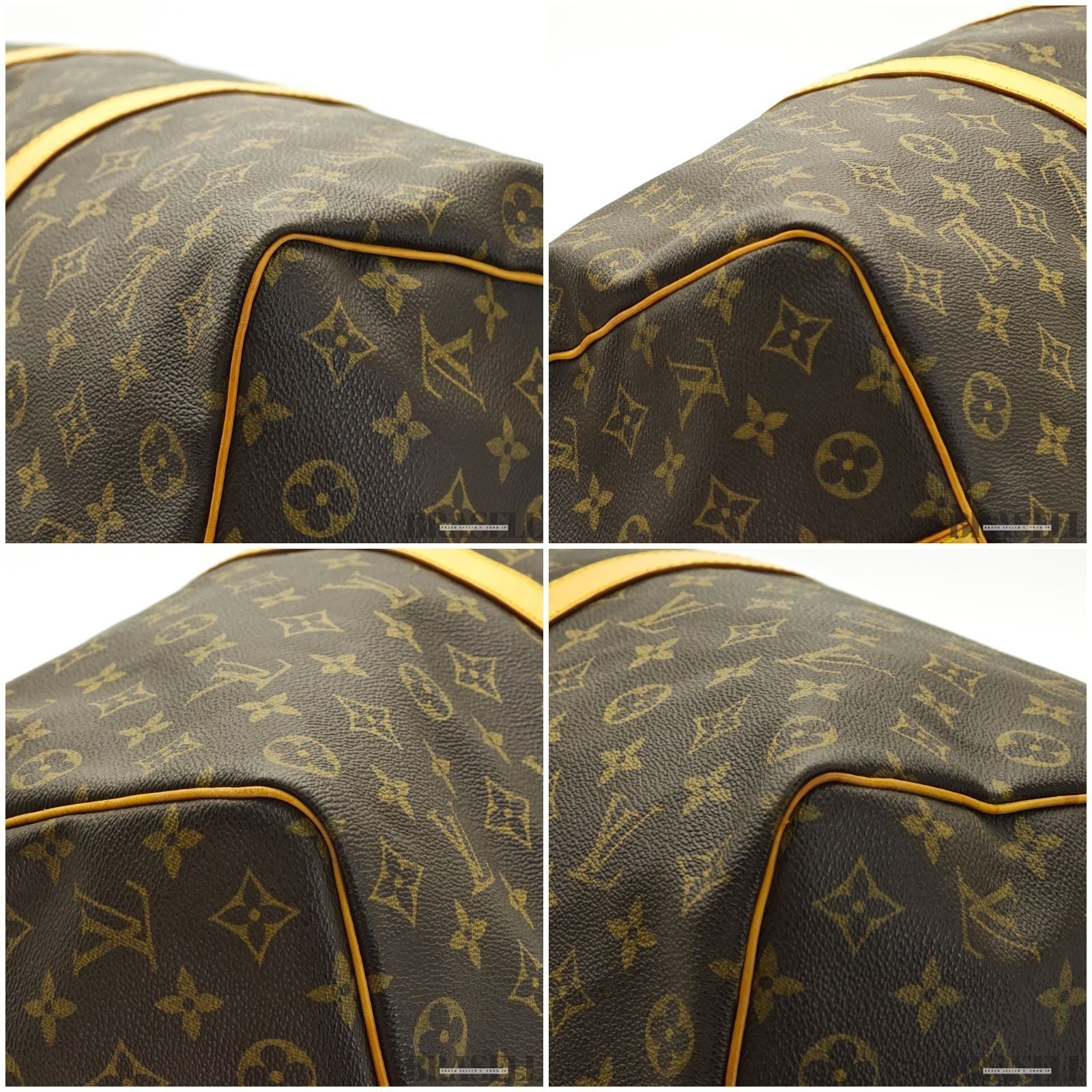 Louis Vuitton Keepall Bandolera 50 M41416 Bolso Boston Bolso Grande Marrón