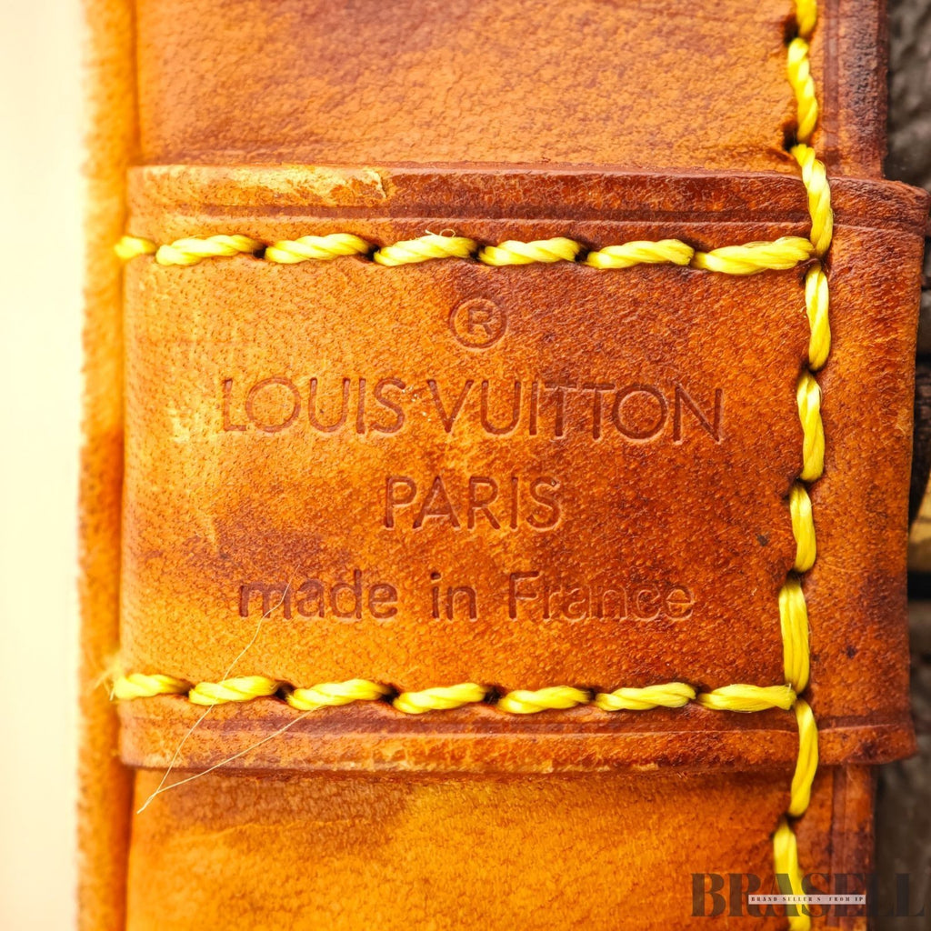 LOUIS VUITTON Alma PM Handbag M51130 Monogram Leather Brown FL1010