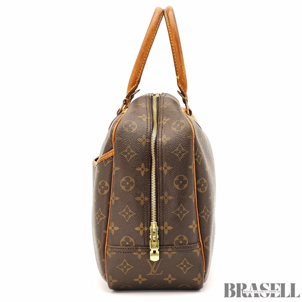 Louis Vuitton Monogram Deauville Handbag M47270 Bag Large Capacity Brown Unisex