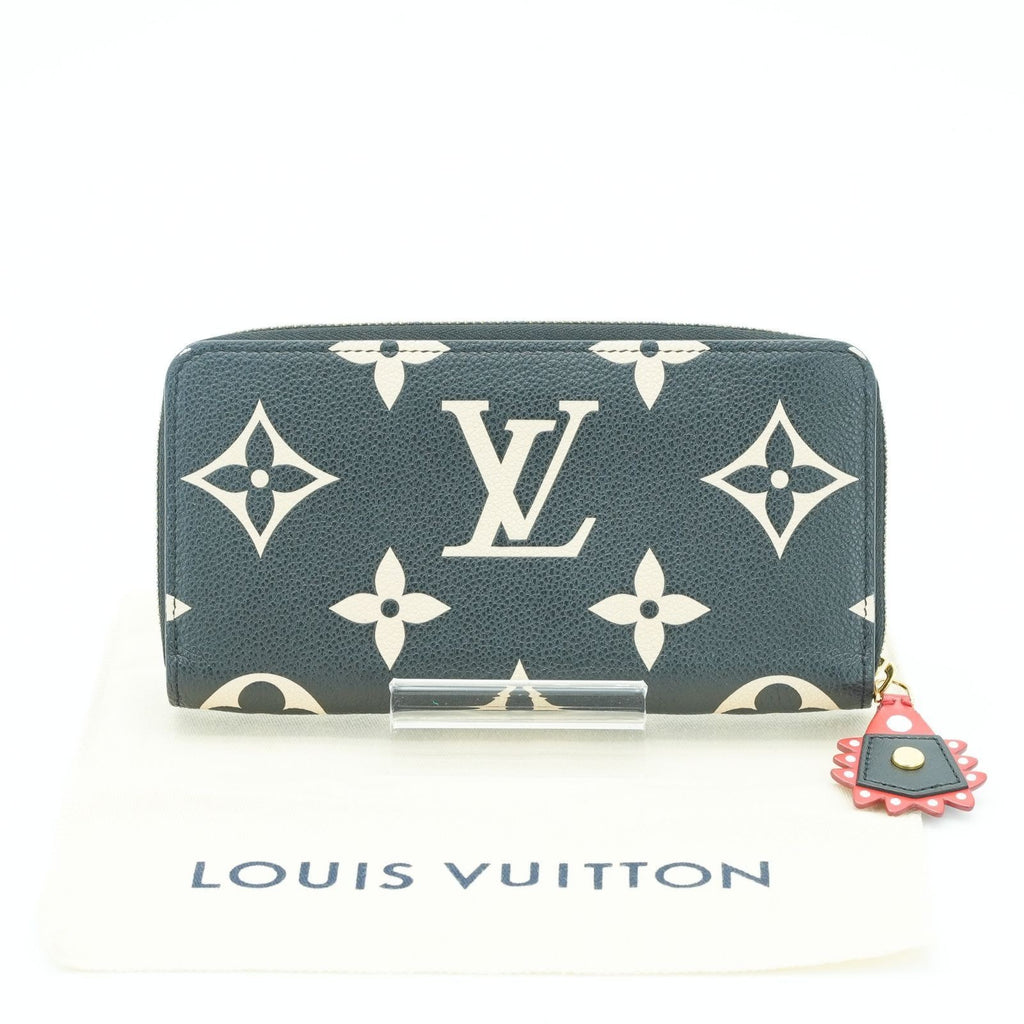 LOUIS VUITTON Empreinte Giant M69698 Long Wallet Zippy Wallet Black