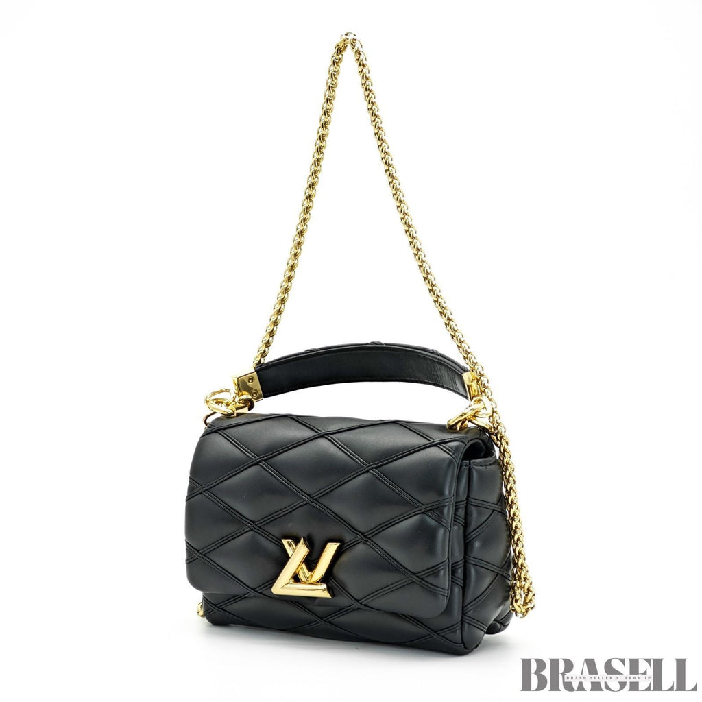 Louis Vuitton Maltage Pattern GO-14 PM M12004 2Way Handbag Chain Black