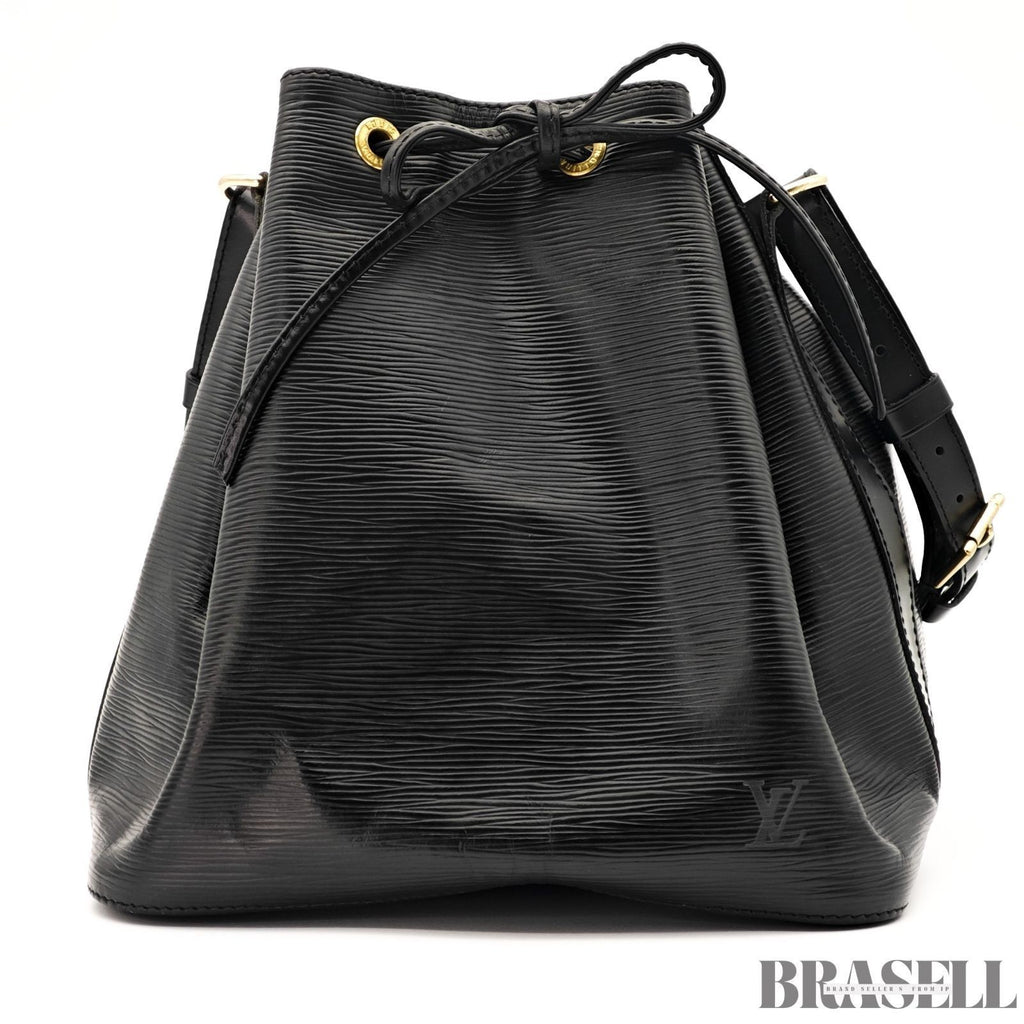 Louis Vuitton Epi Petit Noé Noir M59012 Bucket One Shoulder Bag Black Women