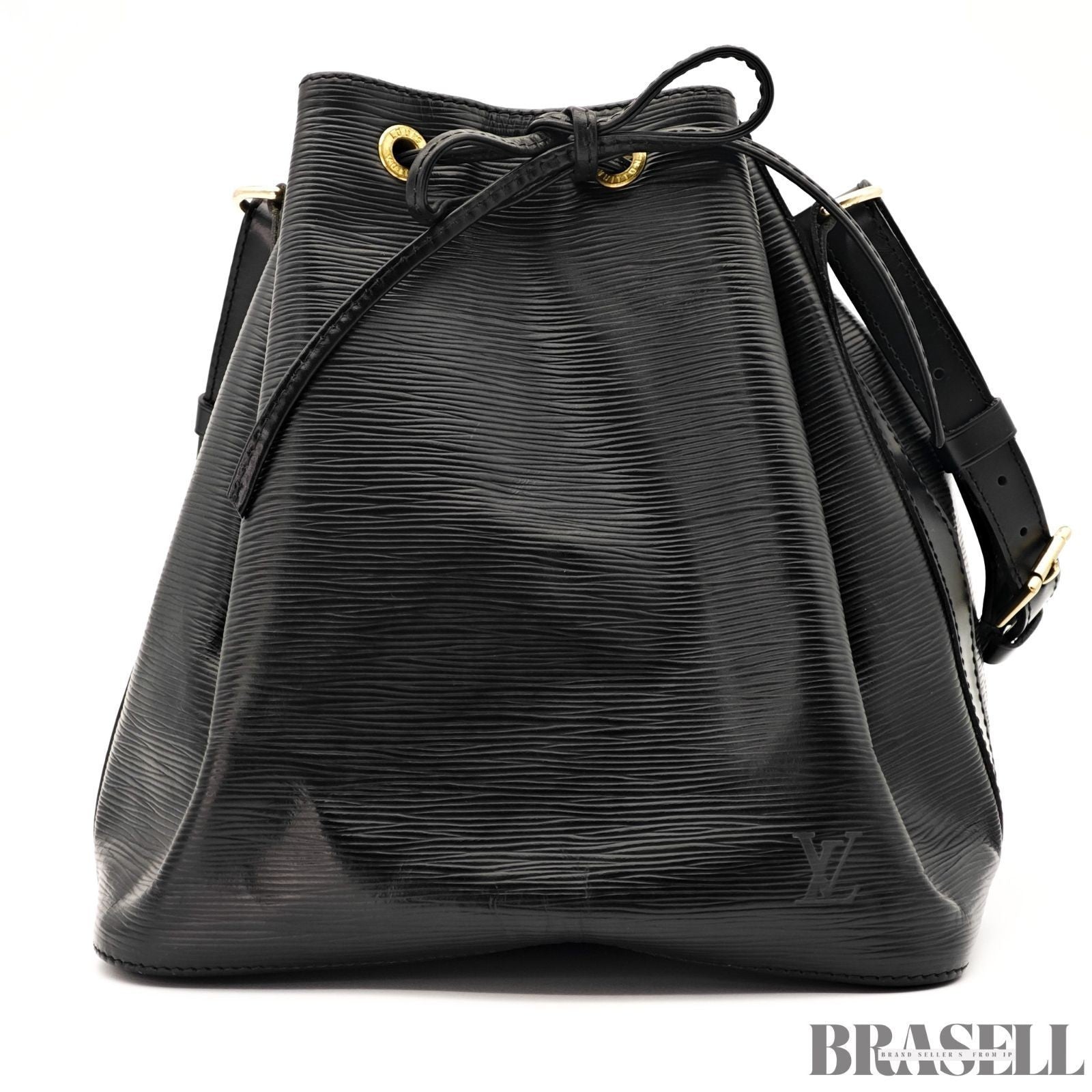 Louis Vuitton Epi Petit Noé Noir M59012 Bucket One Shoulder Bag Black Women
