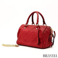 Louis Vuitton Speedy Bandoulière 25 Bag Handbag Monogram Empreinte Red Women’s