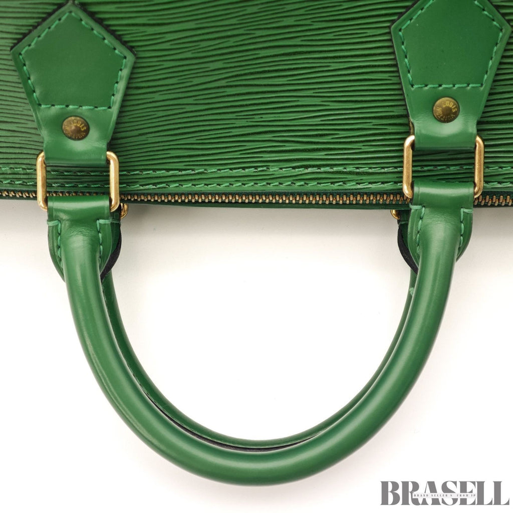 LOUIS VUITTON Epi Speedy 30 Hand Bag Mini Boston Borneo Green M43004 Leather