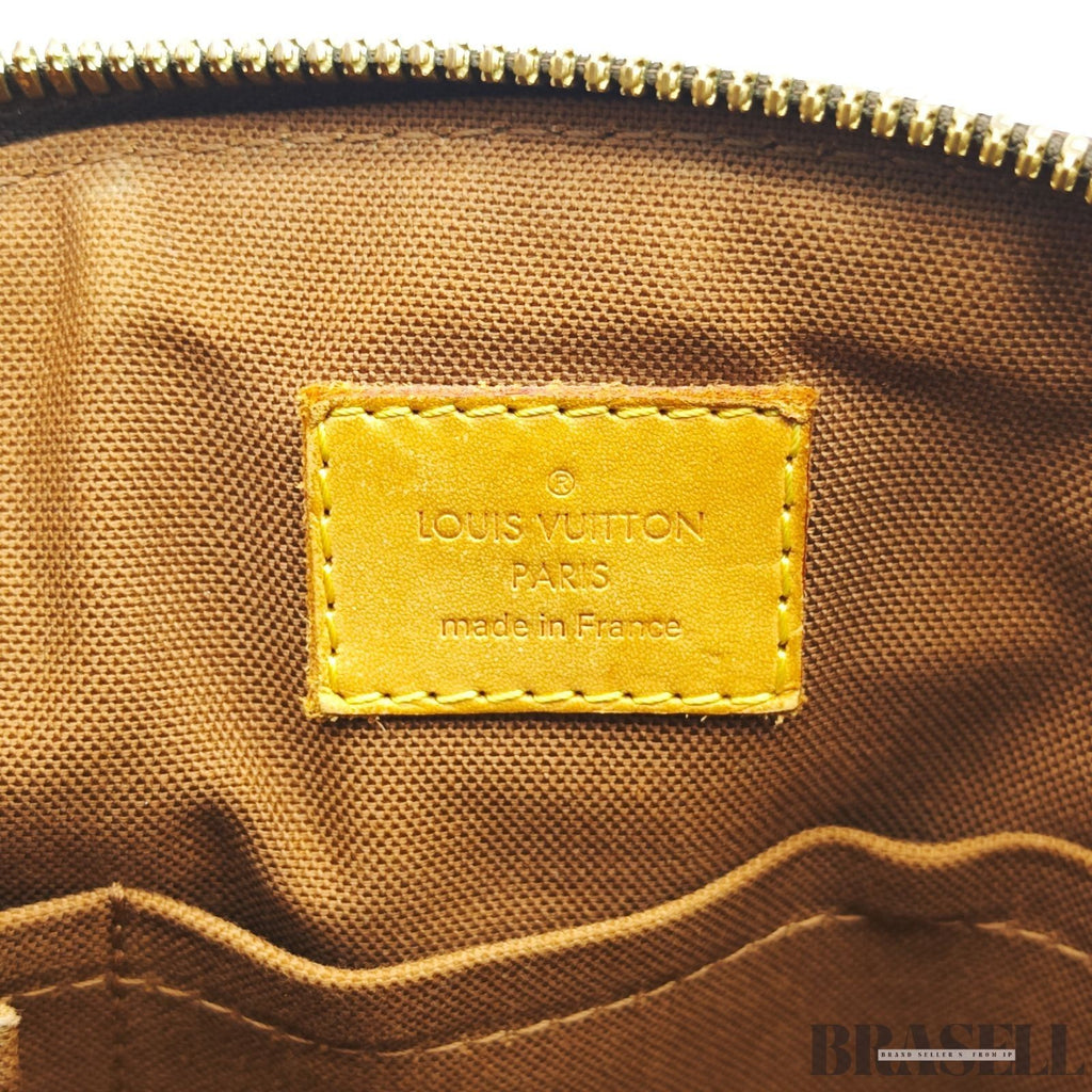 Louis Vuitton Tivoli PM M40143 Monogram Canvas Leather Handbag Tote Bag Brown