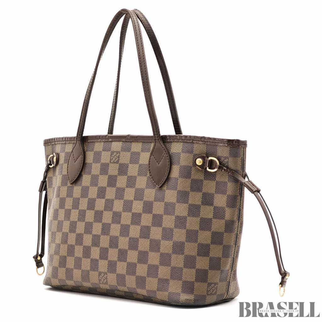 LOUIS VUITTON Neverfull PM N51109 Tote Bag Damier Ebene Dark Brown Women's