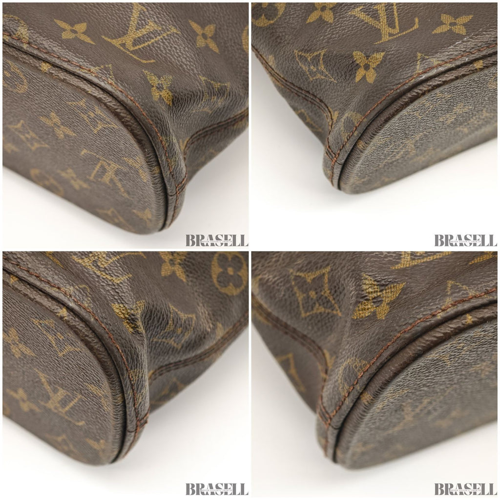 Louis Vuitton Vavin GM M51170 Monogram Canvas Leather Brown Tote Bag Medium