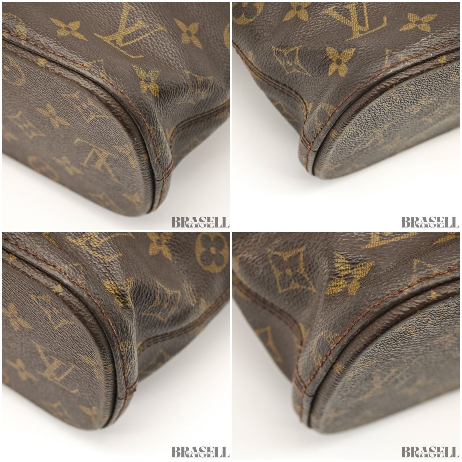 Louis Vuitton Vavin GM M51170 Monogram Canvas Leather Brown Tote Bag Medium