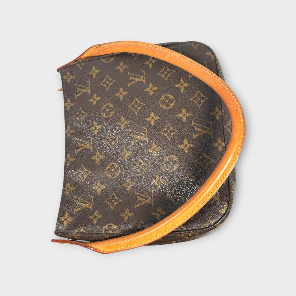 Louis Vuitton Looping MM Monogram M51146 Shoulder Handbag Brown 【A】