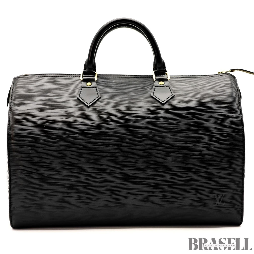 LOUIS VUITTON Epi Speedy 35 M42992 Black Boston Handbag Women’s