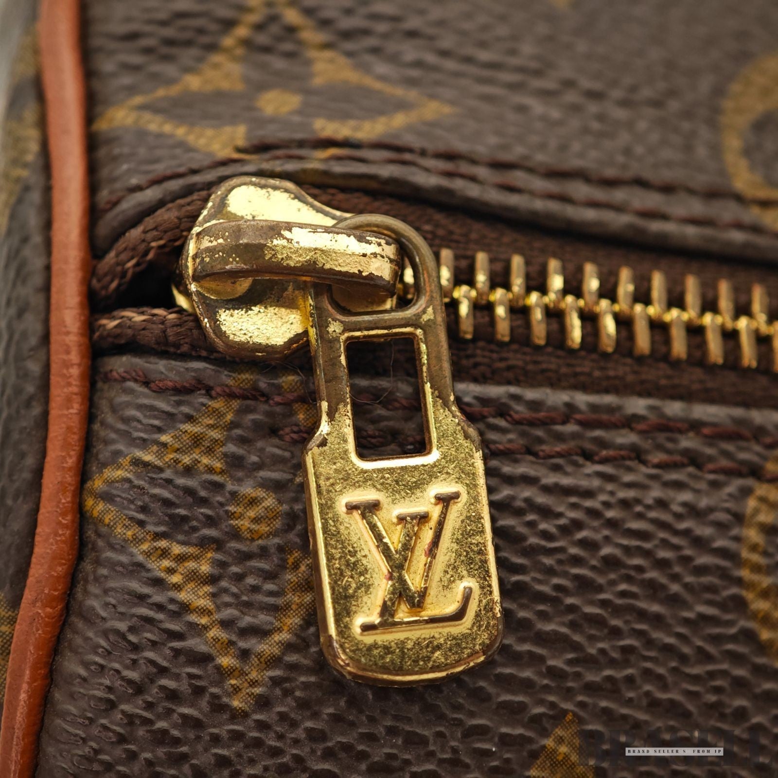 LOUIS VUITTON Monogram Papillon 26 M51366 Women Handbag Mini Boston Bag Brown