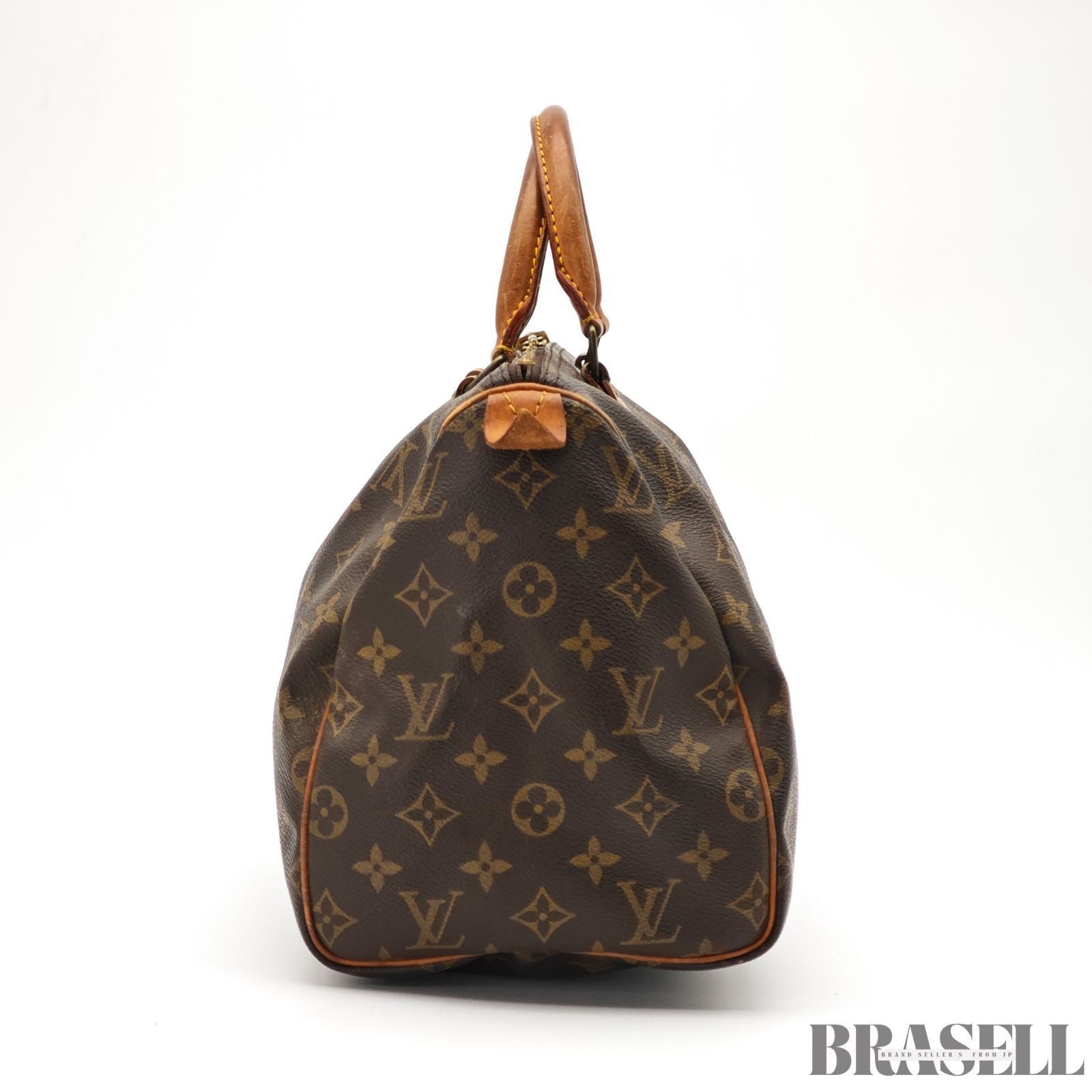 LOUIS VUITTON Monogram Speedy 30 M41526 Handbag Mini Boston Bag Brown Women