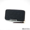 Louis Vuitton Monogram Empreinte Zippy Wallet Marine Rouge Leather M62121 Navy