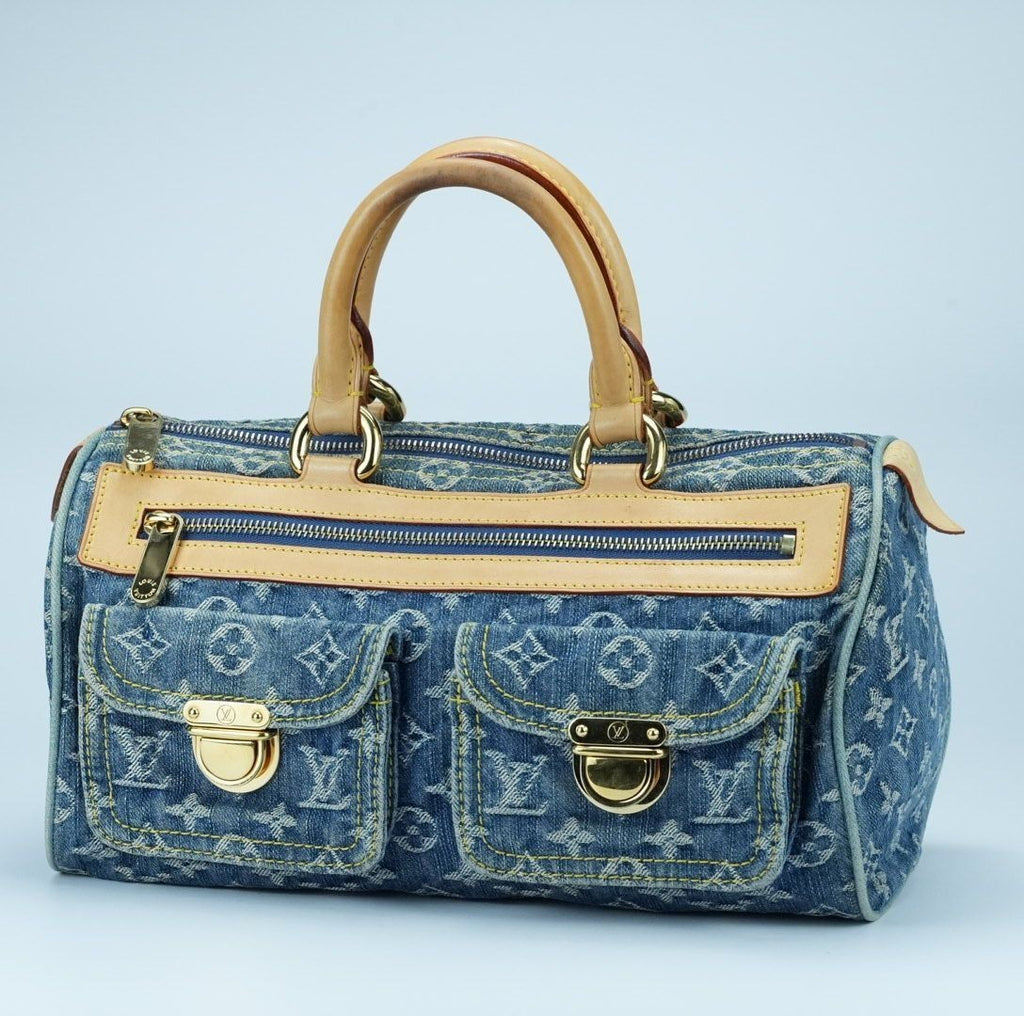 LOUIS VUITTON Monogram Denim Neo Speedy Blue M95019