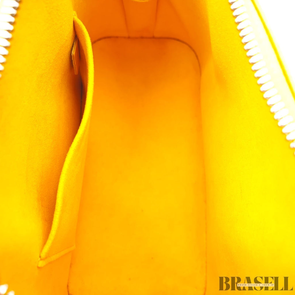 LOUIS VUITTON M40866 Epi Alma BB 2Way Citron Shoulder Bag Crossbody Handbag
