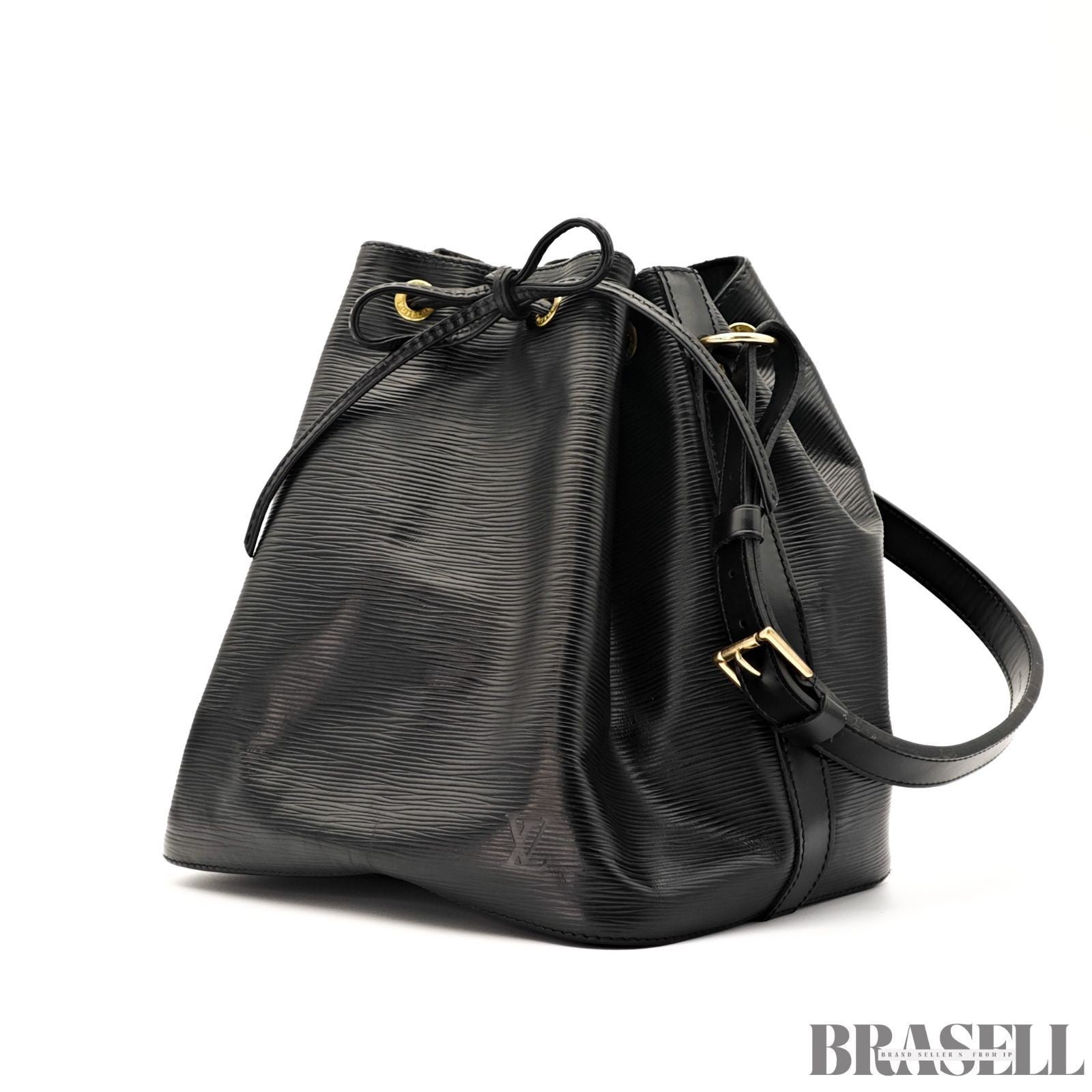 Louis Vuitton Epi Petit Noé Noir M59012 Bucket One Shoulder Bag Black Women