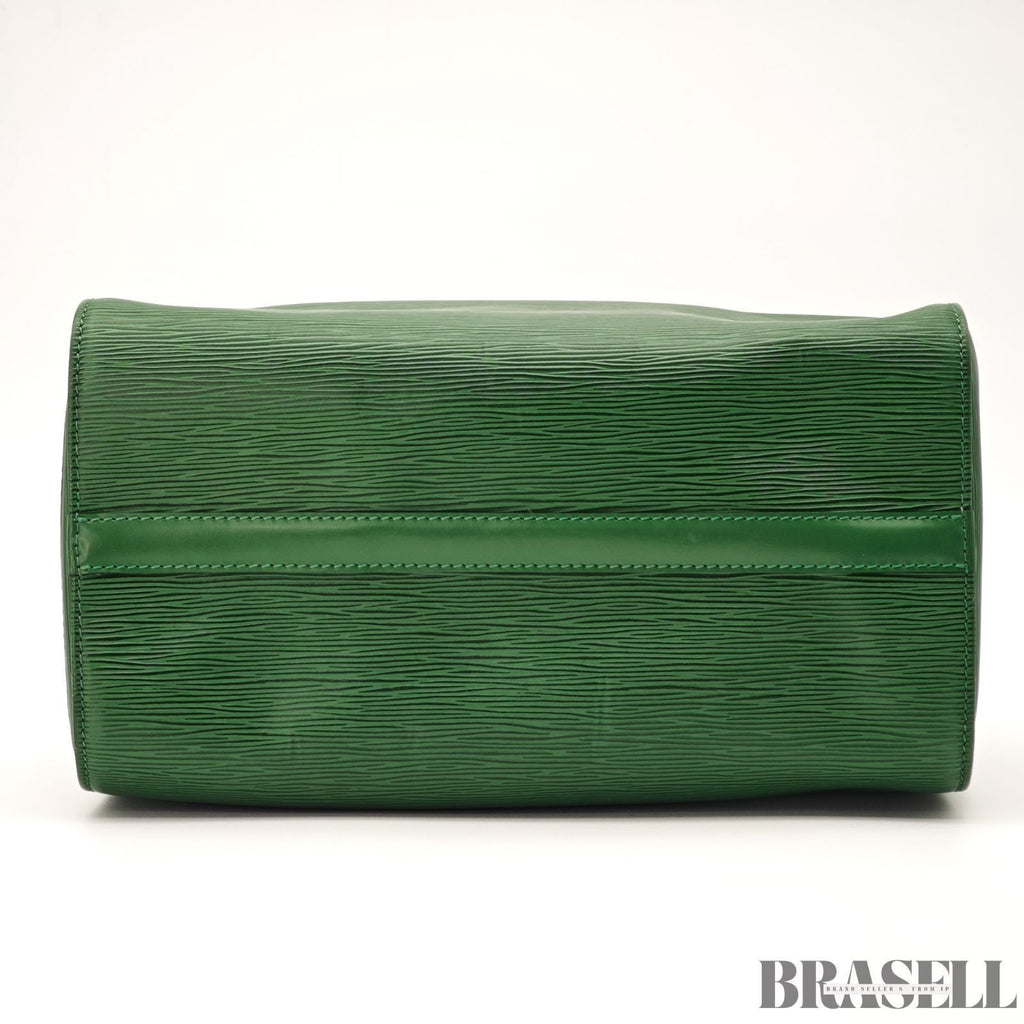 LOUIS VUITTON Epi Speedy 30 Hand Bag Mini Boston Borneo Green M43004 Leather