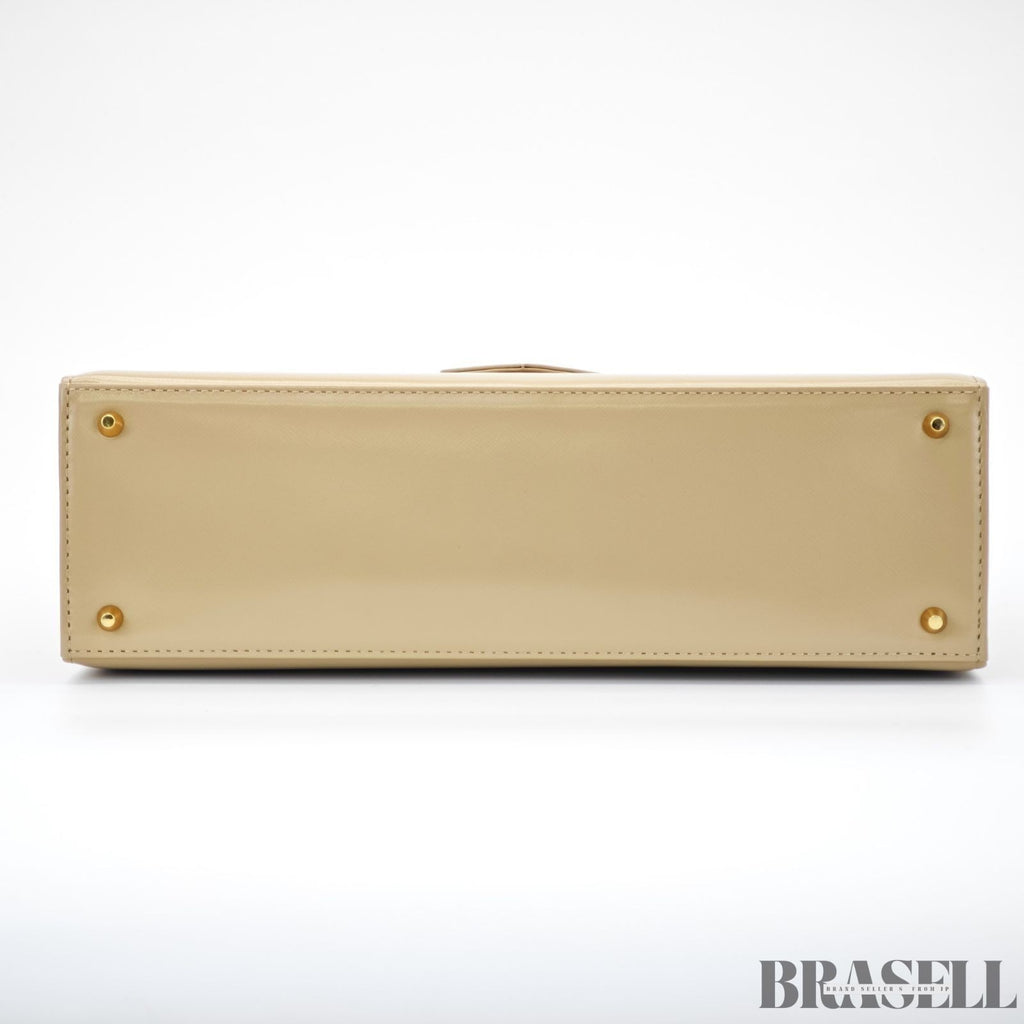 Yves Saint Laurent Vintage Style Top Handle Bag with Logo Hardware