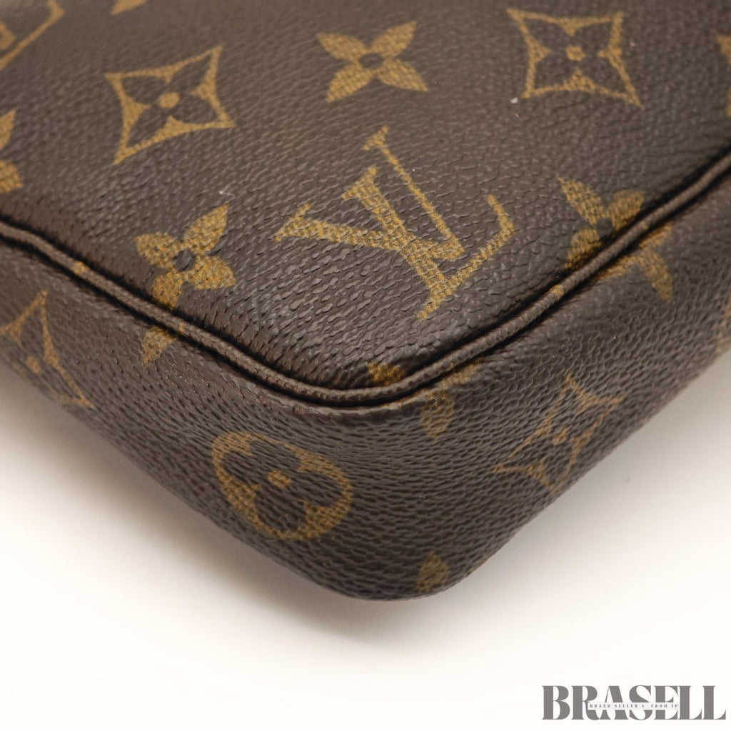 Louis Vuitton Pochette Accessories M51980 Borsa a mano Pochette Marrone...