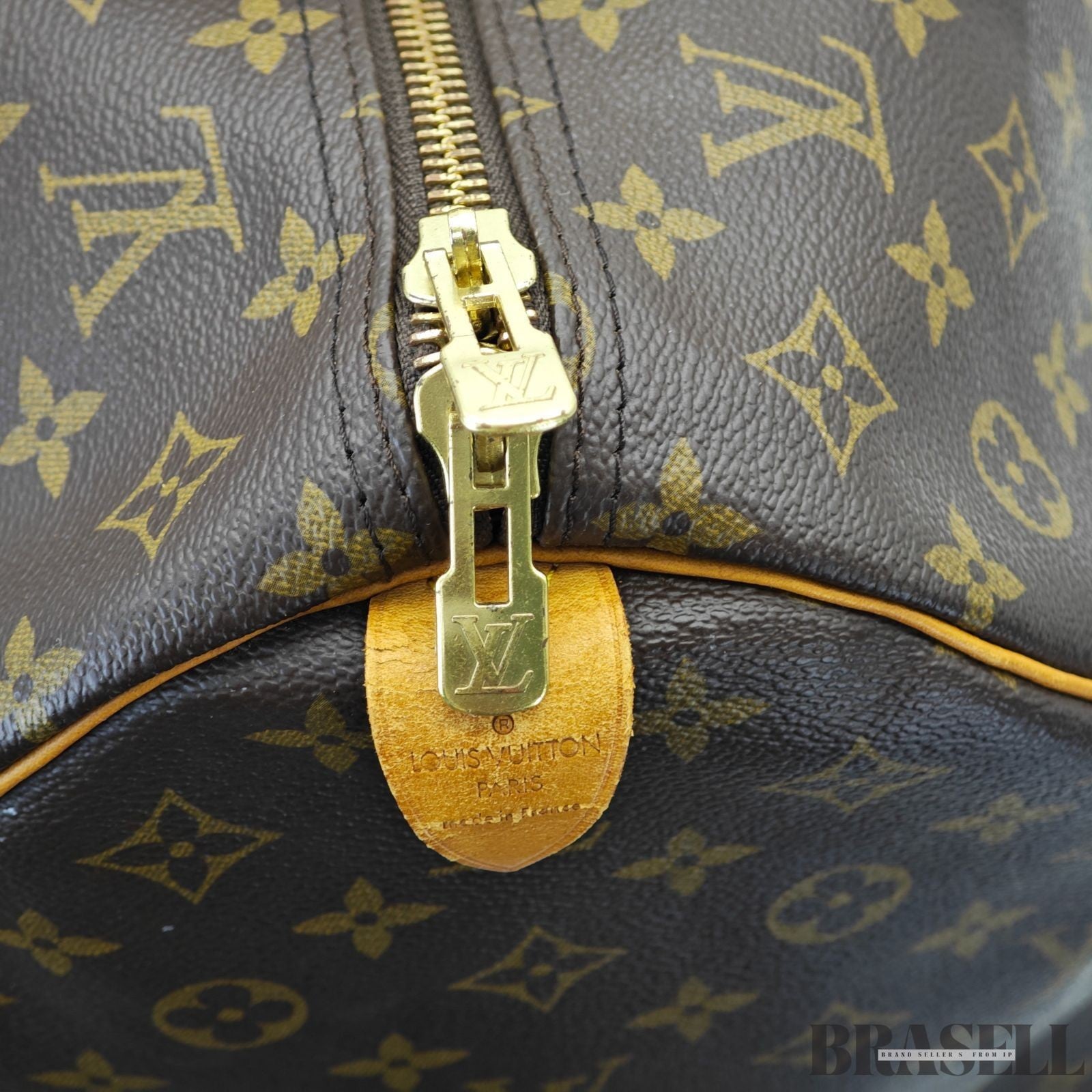 LOUIS VUITTON Keepall 60cm M41422 Boston Bag Large Capacity Marron Gold Hardware