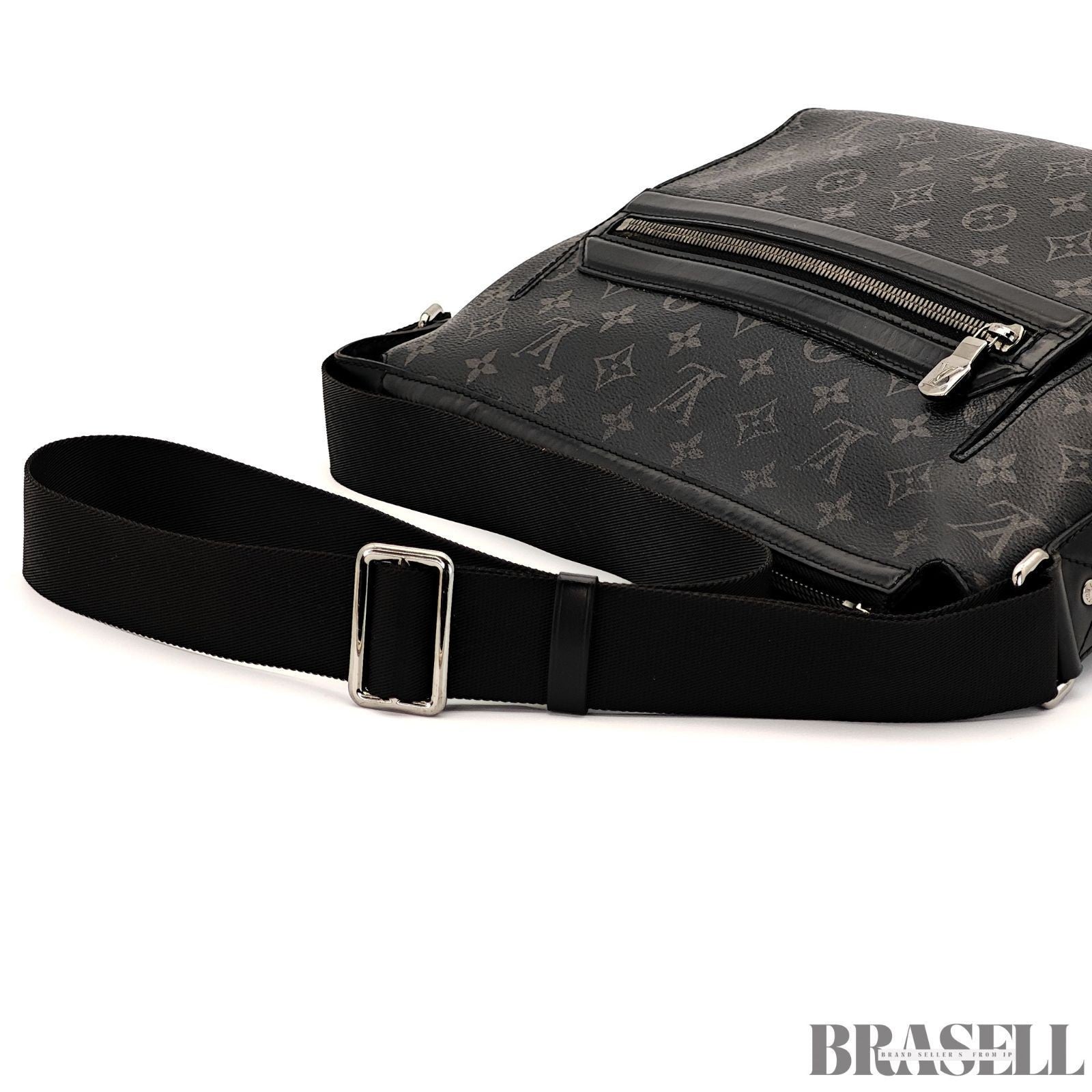 Louis Vuitton Odyssee Messenger PM M44223 Shoulder Bag Monogram Eclipse Black