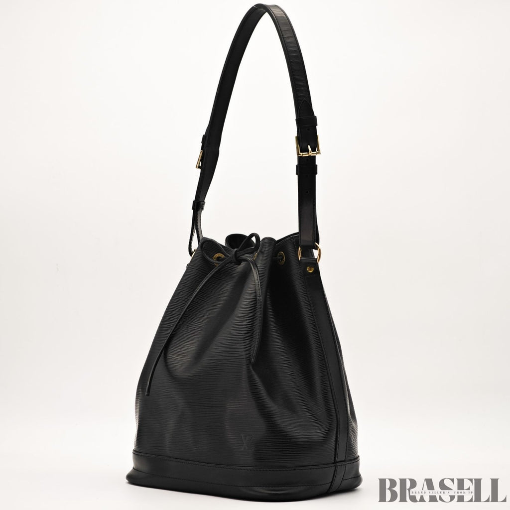 Louis Vuitton Epi Noé Noir M59002 One Shoulder Bag Handbag Drawstring Black