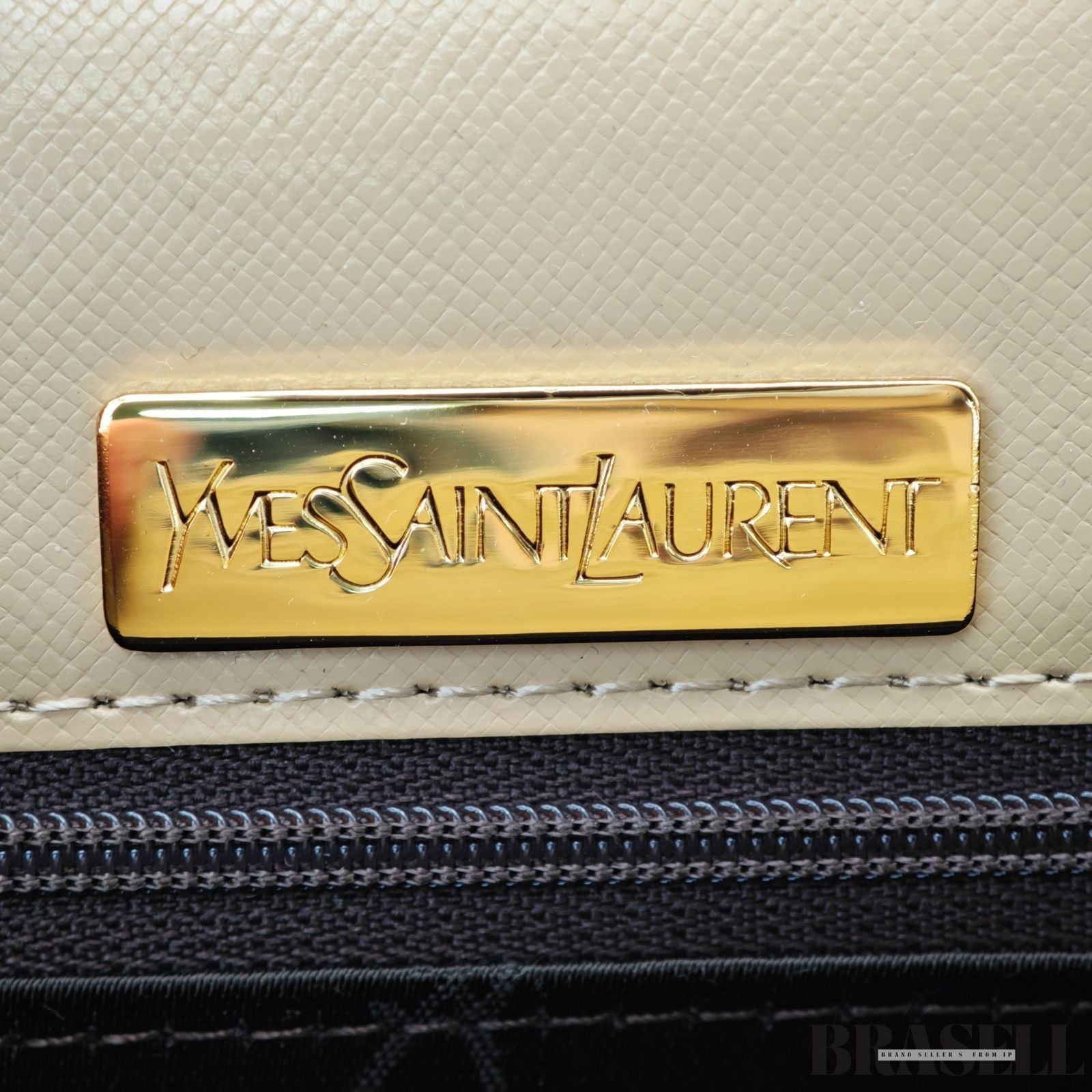 Yves Saint Laurent Vintage Style Top Handle Bag with Logo Hardware