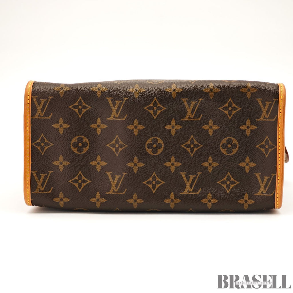 Authentic Louis Vuitton Monogram Popincourt Tote bag M40007 Canvas Brown